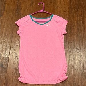 XL Nike Tight Fitted Scrunch Sides Workout Top